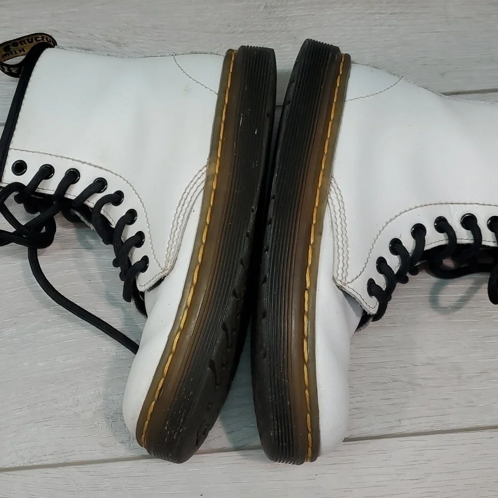 Doc Dr.Martens Zaval J Kids Ankle Leather Lace Up Boots shoes sz US12